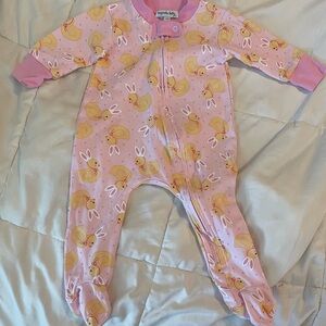 Angel Dear Pink Duck and Bunny Footie